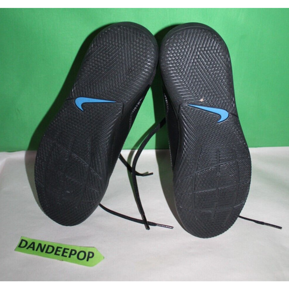 Nike Black Tiempo Legend Indoor Cleat Shoes US5 DA1189-001 Soccer Sport - Picture 5 of 6